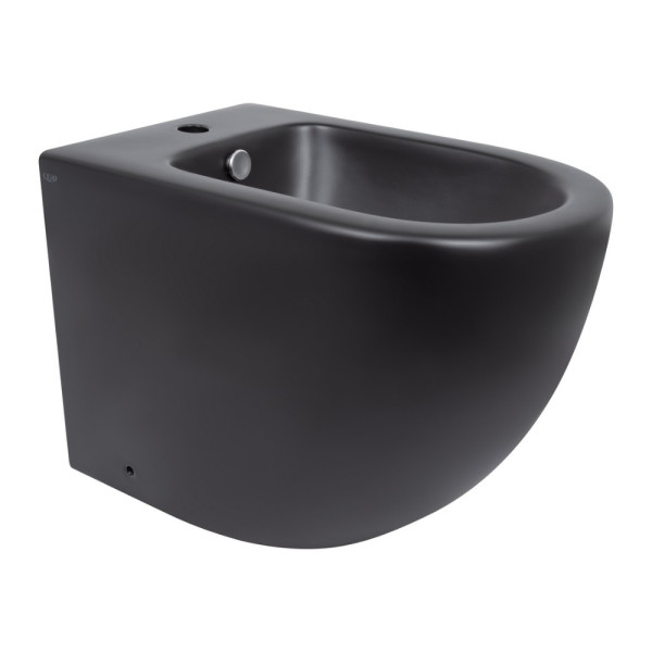 Биде напольное Qtap Robin 565x360x405 Matt black QT13442141CMB