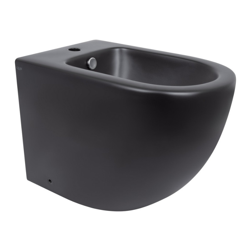 Биде напольное Qtap Robin 565x360x405 Matt black QT13442141CMB