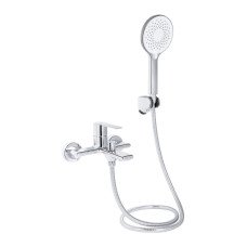 Смеситель для ванны Qtap Taurus (c душевым гарнитуром) QTTAU259CRM45661 Chrome