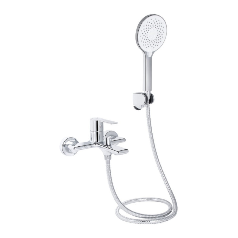 Змішувач для ванни Qtap Taurus (з душовим гарнітуром) QTTAU259CRM45661 Chrome