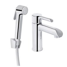 Змішувач для раковини Qtap Grand (з гігієнічним душем) QTGRA272CRM45670 Chrome