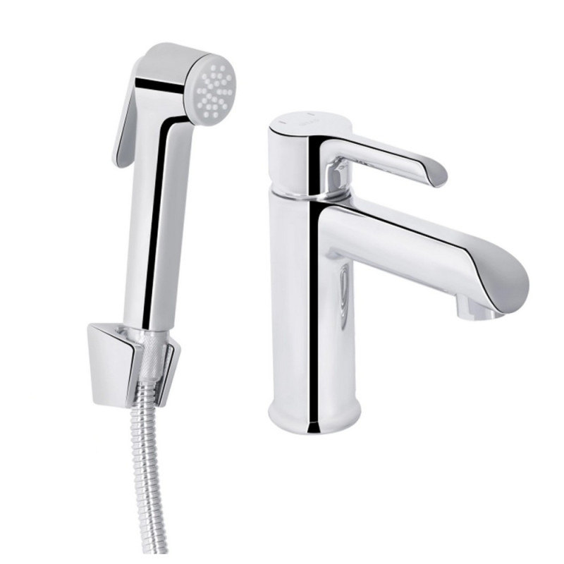 Змішувач для раковини Qtap Grand (з гігієнічним душем) QTGRA272CRM45670 Chrome