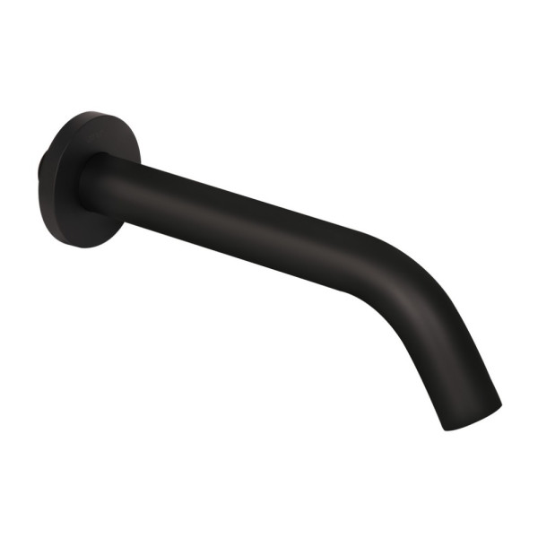 Излив для систем скрытого монтажа Qtap Vytok 200 мм округлый QTVYT246BLM45931 Black Matt