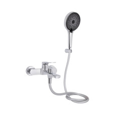 Смеситель для ванны Qtap Slavonice (c душевым гарнитуром) QTSLV259CRM48034 Chrome