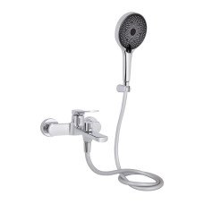 Змішувач для ванни Qtap Slavonice (з душовим гарнітуром) QTSLV259CRM48034 Chrome