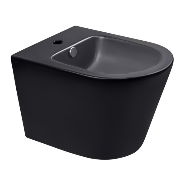 Біде підвісне Qtap Scorpio 515x360x345 Matt black QT1455053FMB
