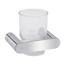 Стакан с держателем Qtap Scorpio настенный QTSTK6102103C Chrome (Sklenka)