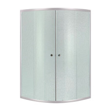 Душова кабіна Lidz Latwa SC80x80.SAT.HIGH.FR, скло Frost 4 мм без піддона