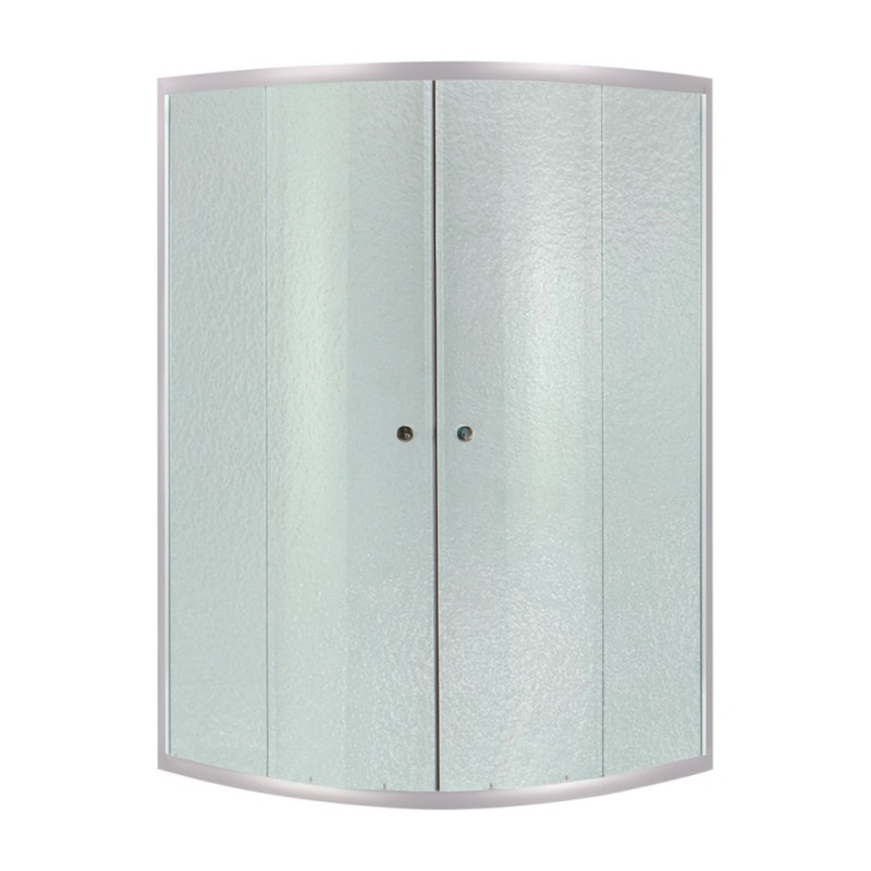 Душова кабіна Lidz Latwa SC80x80.SAT.HIGH.FR, скло Frost 4 мм без піддона