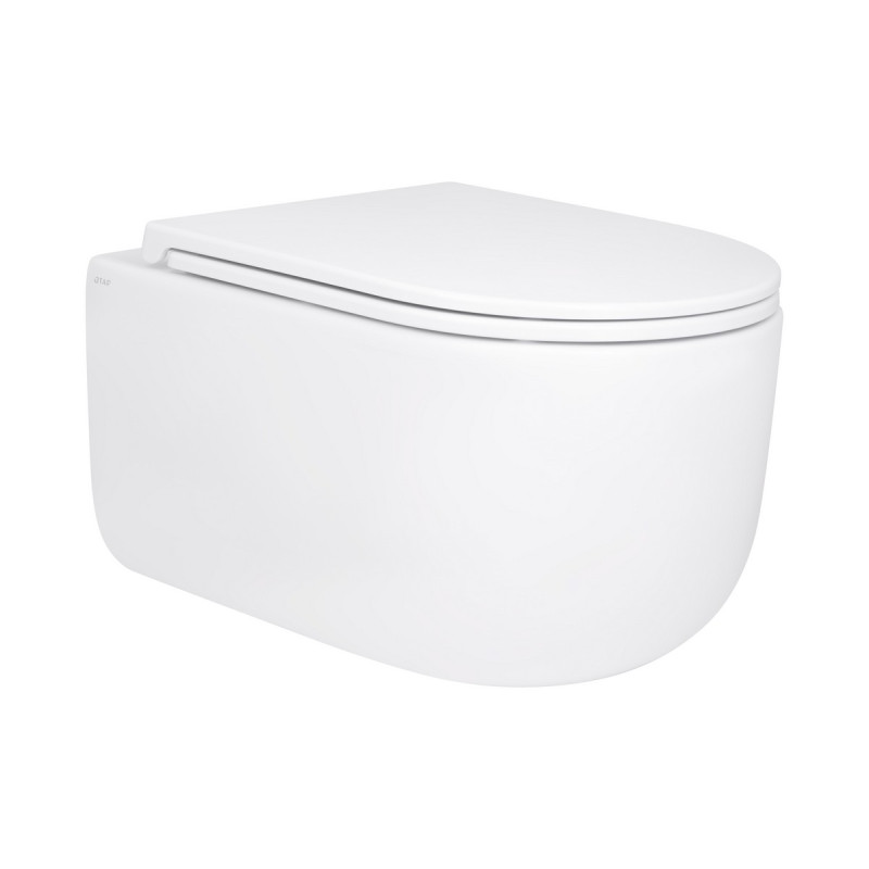 Унитаз подвесной Qtap Taurus безободковый с сиденьем Soft-close QT2433084EUQW