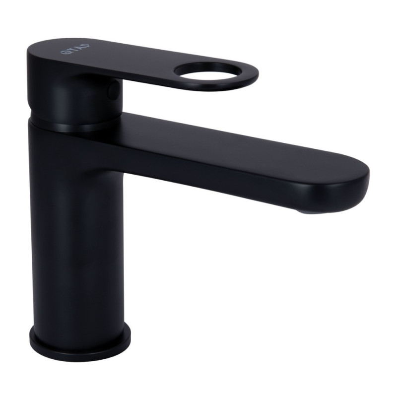 Смеситель для раковины Qtap Jay QTJAY270BLM45545 Black Matt