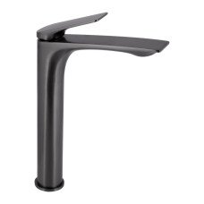 Смеситель для раковины Qtap Vlasta New высокий QTVLA269GMB45653 Gunmetal Black PVD
