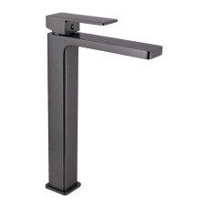 Смеситель для раковины Qtap Gemini высокий QTGEM269GMB45680 Gunmetal Black PVD