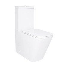 Унітаз підлоговий Qtap Tern Ultra Quiet безобідковий з сидінням Soft-Close QT17226003AW White
