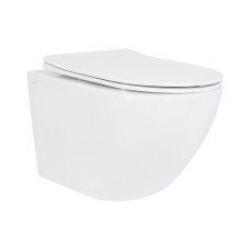 Унитаз подвесной Qtap Jay безободковый с сиденьем Soft-close QT07335175W