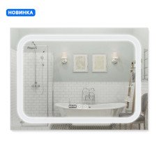 Дзеркало Qtap Mideya (DC-F906) 800х600 з LED-підсвічуванням Touch, з димером QT2078F906W