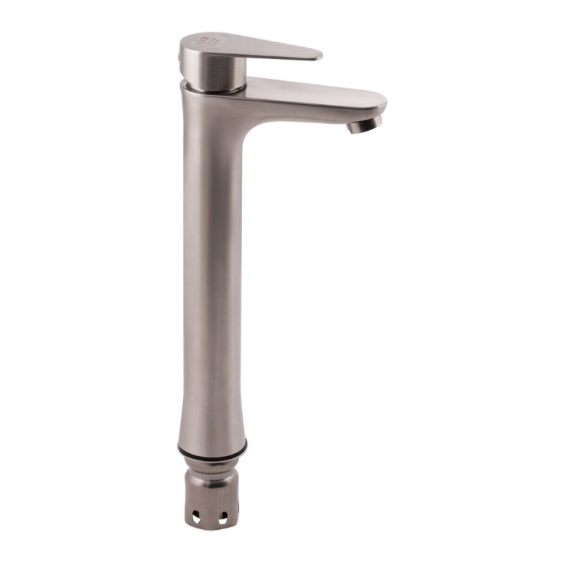 Смеситель для раковины Lidz Vida 001FH высокий (k35) LDVID001FHNKS34955 Nickel