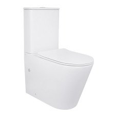 Унітаз-компакт Qtap Scorpio безободковий Ultra Quiet з сидінням Soft-close QT14226088AW