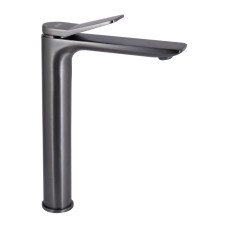 Змішувач для раковини Qtap Presto високий QTPRE269GRP45582 Graphite