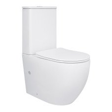 Унітаз-компакт Qtap Robin Ultra Quiet безободковий з сидінням Soft-close QT13226089AW