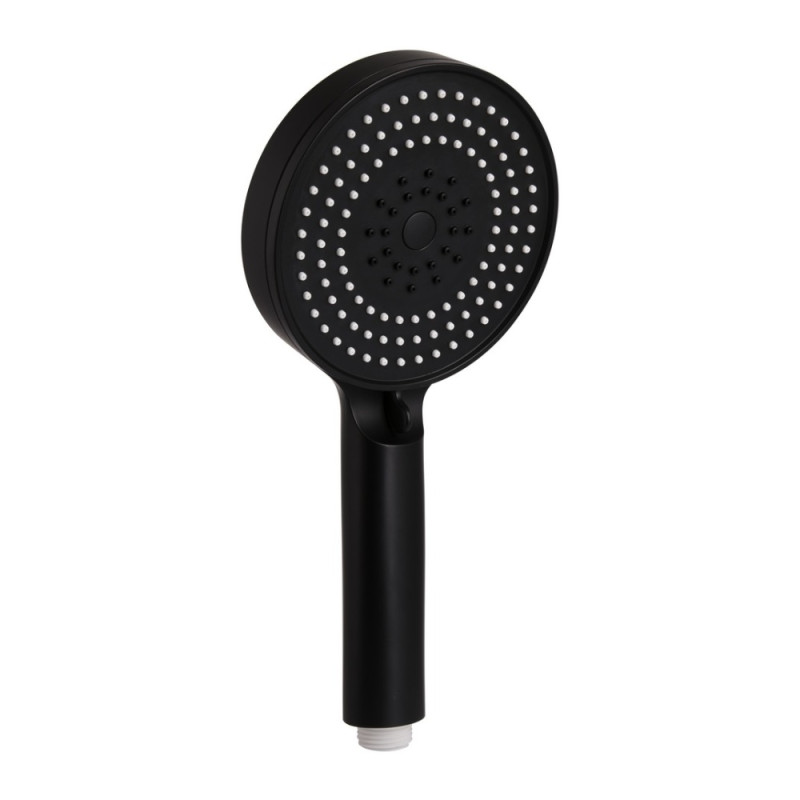 Лейка для ручного душа Qtap Rucni D 130 мм округлая QTRUC125BLM45951 Black Matt