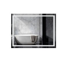 Зеркало Qtap Mideya (DC-F613) 700х500 с LED-подсветкой Touch, с антизапотеванием, диммером QT2078NCF7050W