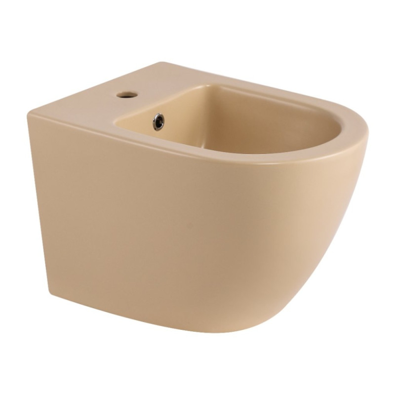 Біде підвісне Qtap Robin 515x370x350 мм, Beige QT13551381GSB