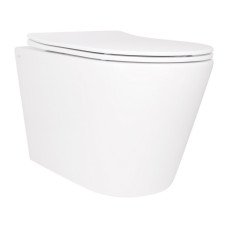 Унітаз підвісний Qtap Scorpio безободковий Ultra Quiet з сидінням Soft-close QT14332380AW