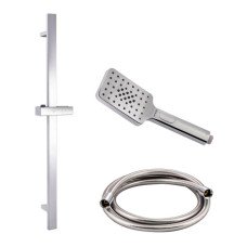 Набор душевого гарнитура Qtap 3 в 1 (QTRUCA121N3KCC + QTLEP82103NC + QTHADPVC160C) хром