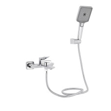 Змішувач для ванни Qtap Presto (з душовим гарнітуром) QTPRE259CRM45574 Chrome