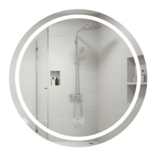 Дзеркало Qtap Mideya R800 з LED-підсвічуванням Touch, з антизапотіванням, димером QT2078NCR8080W