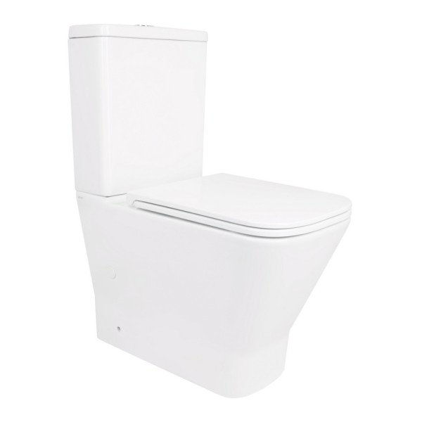 Унітаз-компакт Qtap Cardinal Ultra Quiet безободковий з сидінням Soft-close QT04222168AUQ3W