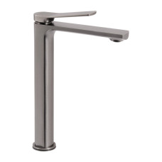 Змішувач для раковини Qtap Slavonice високий QTSLA269GMB45925 Gunmetal Black PVD