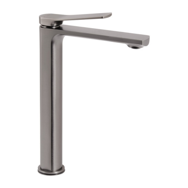 Смеситель для раковины Qtap Slavonice высокий QTSLA269GMB45925 Gunmetal Black PVD