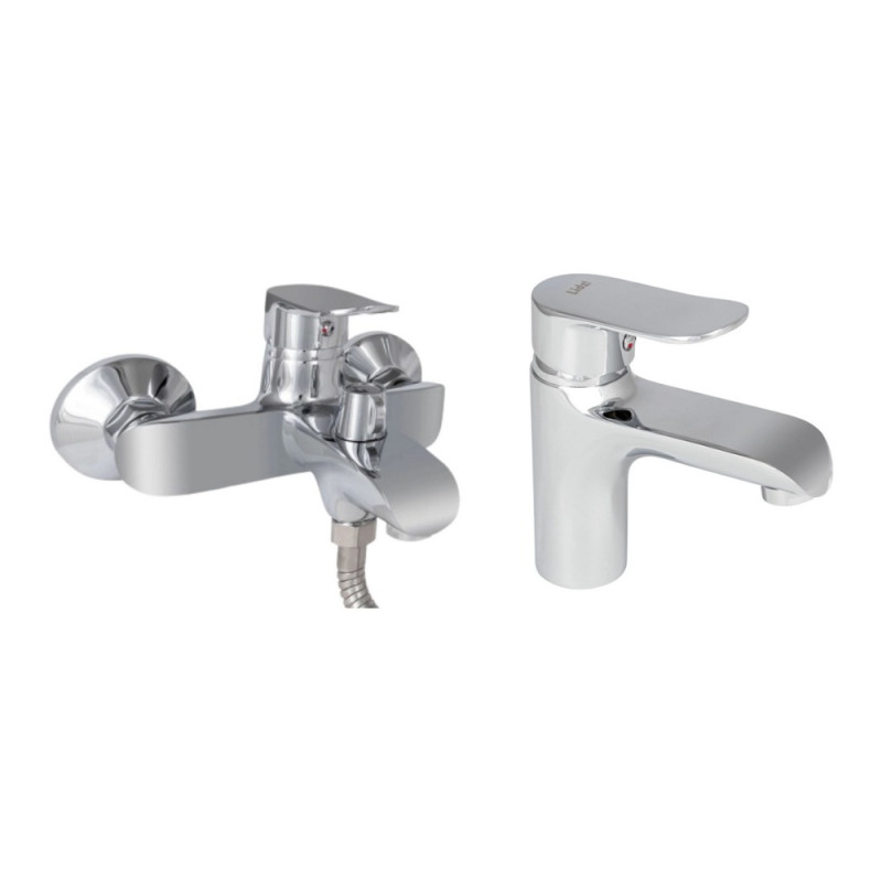 Набор смесителей Wieza 001 + Wieza 006 Chrome