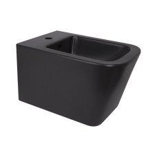 Биде подвесное Qtap Tern New  500x360x320 мм Matt Black QT17551303GMB