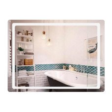 Зеркало Qtap Mideya (DC-F614) 700х500 с LED-подсветкой Touch, с антизапотеванием, диммером QT2078NCF07050W
