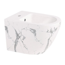 Біде підвісне Qtap Robin 515x370x350 мм, Marble QT13551381GMR