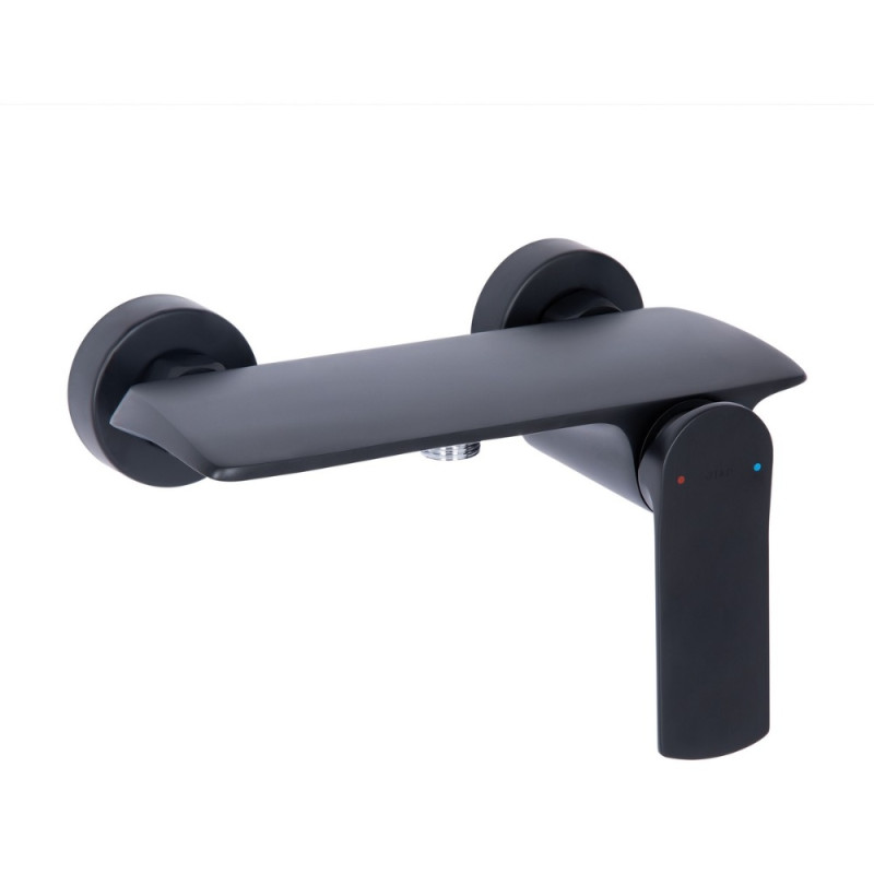 Смеситель для душа Qtap Slavonice QTSLA266BLM45908 Black Matt