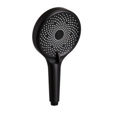 Лійка для ручного душу Qtap Rucni D 130 мм округла QTRUC125BLM45953 Black Matt