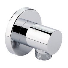 Подключение для шланга Qtap Spojeni округлое QTCRMB030 Chrome