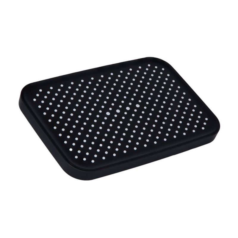 Лейка для верхнего душа Qtap Hlavova 300x200 мм прямоугольная QTHLA107BLM45783 Black Matt