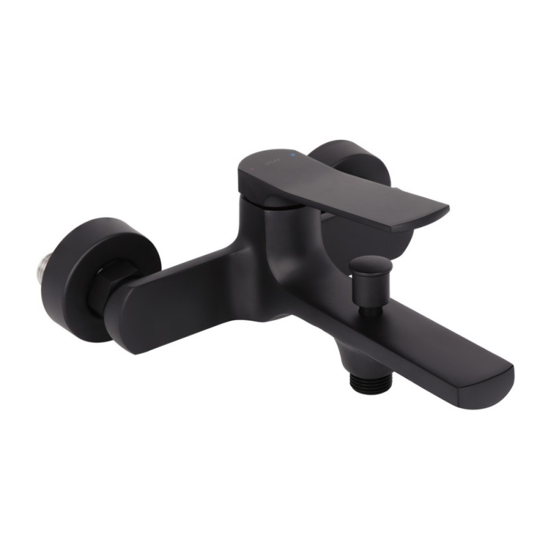 Смеситель для ванны Qtap Slavonice QTSLA259BLM45918 Black Matt