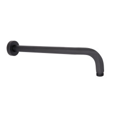 Кронштейн для верхнего душа Qtap Trubice 400 мм округлый QTTRU120BLM45927 Black Matt