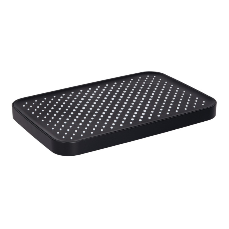 Лейка для верхнего душа Qtap Hlavova 330х220 мм прямоугольная QTHLA107BLM45945 Black Matt