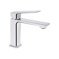 Змішувач для раковини низький Qtap Capricorn, Chrome (k26) QTCAP1060102C48219