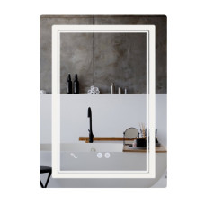 Зеркало Qtap Cardinal (CA2) 600х800 с LED-подсветкой Touch, с антизапотеванием, с диммером, рег. темп. цвета (3000-6500K) Reverse QT0478C608048453