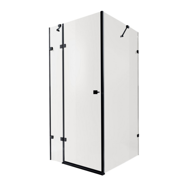 Душевая кабина Qtap Capricorn BLA1099SC6 90x90 см, стекло Clear 6 мм, покрытие CalcLess без поддона