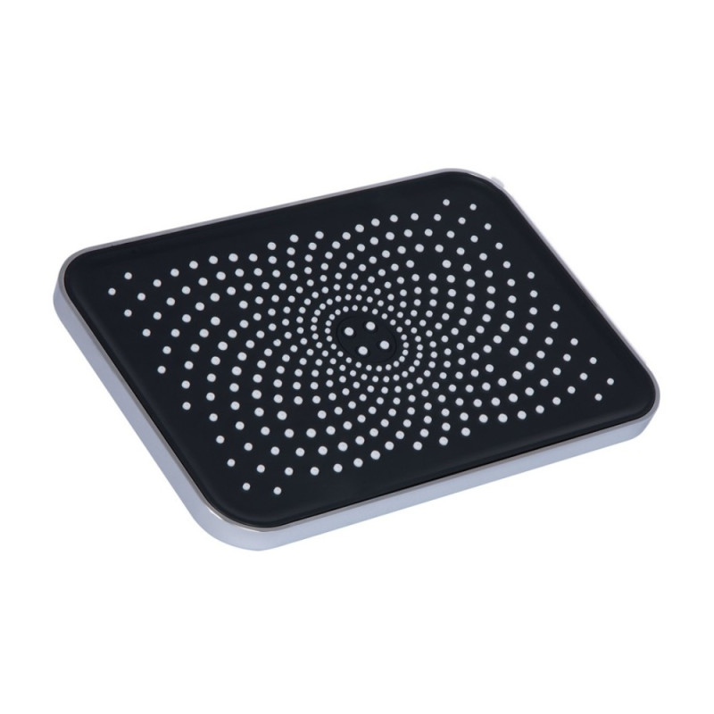 Лейка для верхнего душа Qtap Hlavova 260x180 мм прямоугольная QTHLA107CRM45784 Chrome/Black