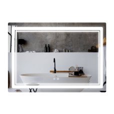 Дзеркало Qtap Cardinal (CA2) 1200х800 з LED-підсвічуванням Touch, з антизапотіванням, з димером, рег. темп. кольору (3000-6500K) QT0478C1208048454